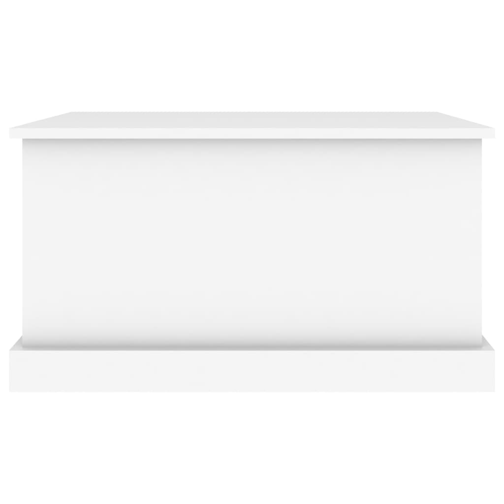 Storage Box White 70x40x38 cm Engineered Wood - Bargainia.com - 8720845793944 - 816504