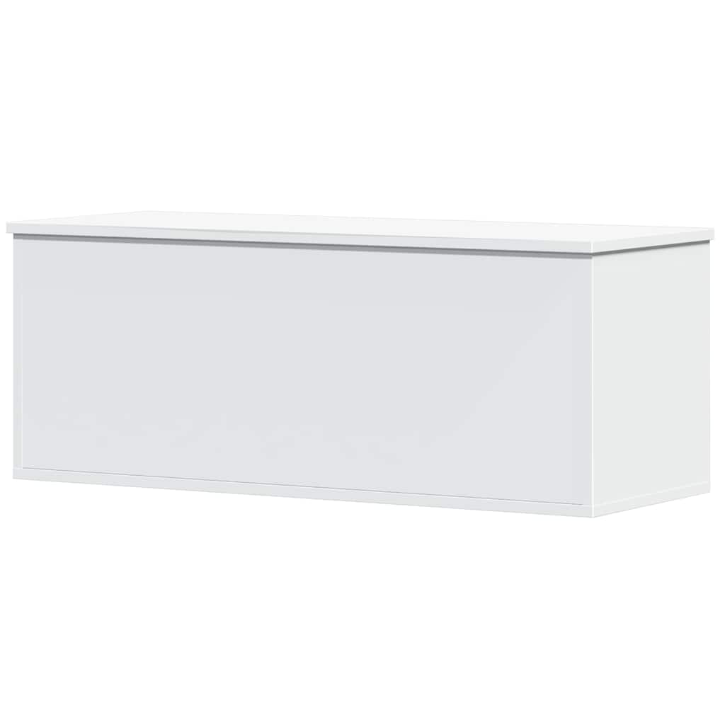 Storage Box White 90x35x35 cm Engineered Wood - Bargainia.com - 8721012495838 - 840681