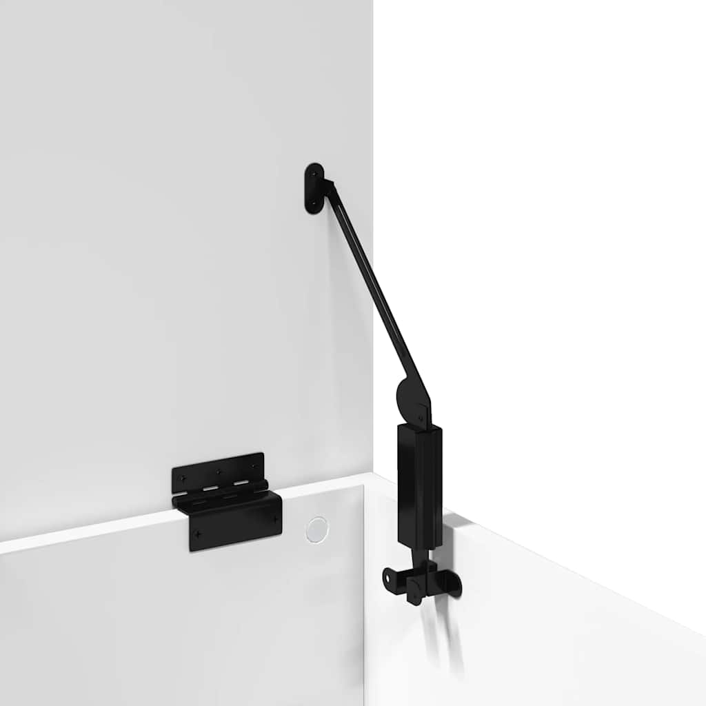 Storage Box White 90x35x35 cm Engineered Wood - Bargainia.com - 