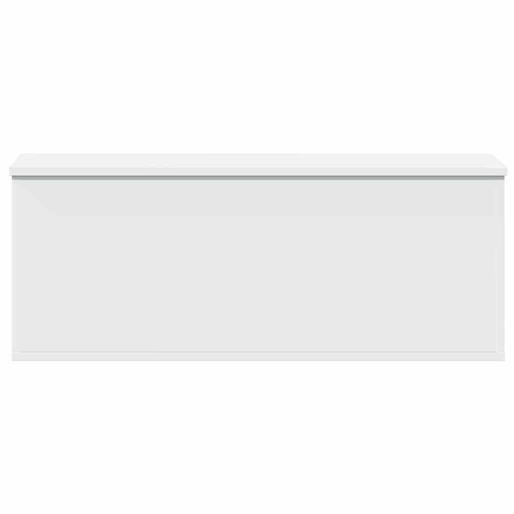 Storage Box White 90x35x35 cm Engineered Wood - Bargainia.com - 8721012495838 - 840681