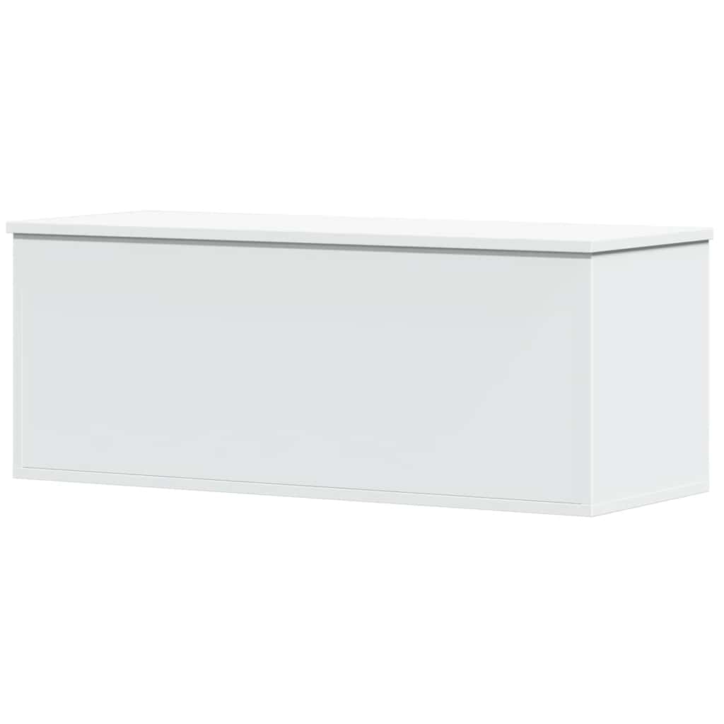 Storage Box White 90x35x35 cm Engineered Wood - Bargainia.com - 8721012495838 - 840681