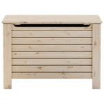 Storage Box with Lid RANA 80x49x54 cm Solid Wood Pine - Bargainia.com - 