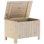 Storage Box with Lid RANA 80x49x54 cm Solid Wood Pine - Bargainia.com - 