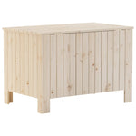 Storage Box with Lid RANA 80x49x54 cm Solid Wood Pine - Bargainia.com - 