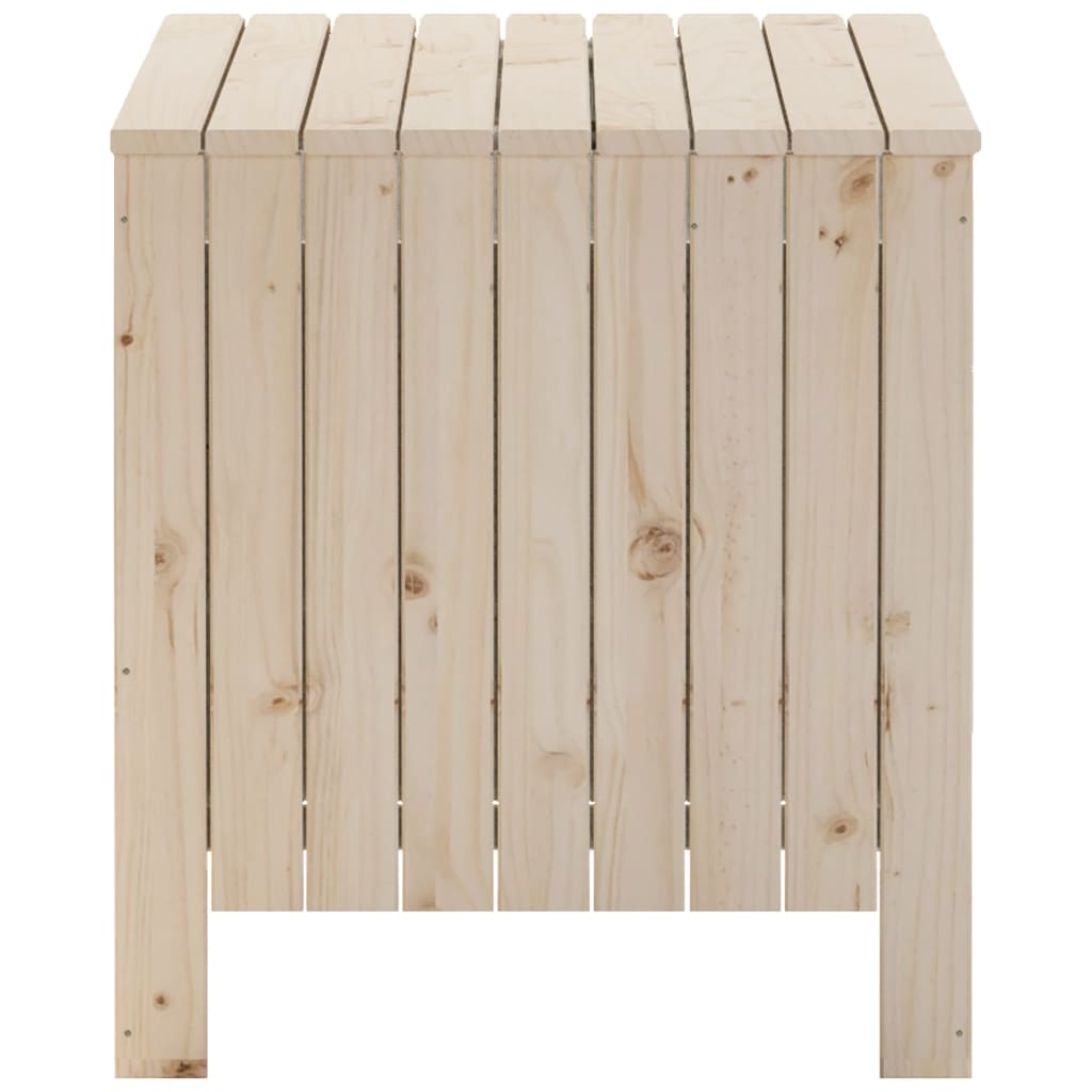 Storage Box with Lid RANA 80x49x54 cm Solid Wood Pine - Bargainia.com - 