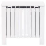 Storage Box with Lid RANA White 60x49x54 cm Solid Wood Pine - Bargainia.com - 