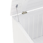 Storage Box with Lid RANA White 80x49x54 cm Solid Wood Pine - Bargainia.com - 