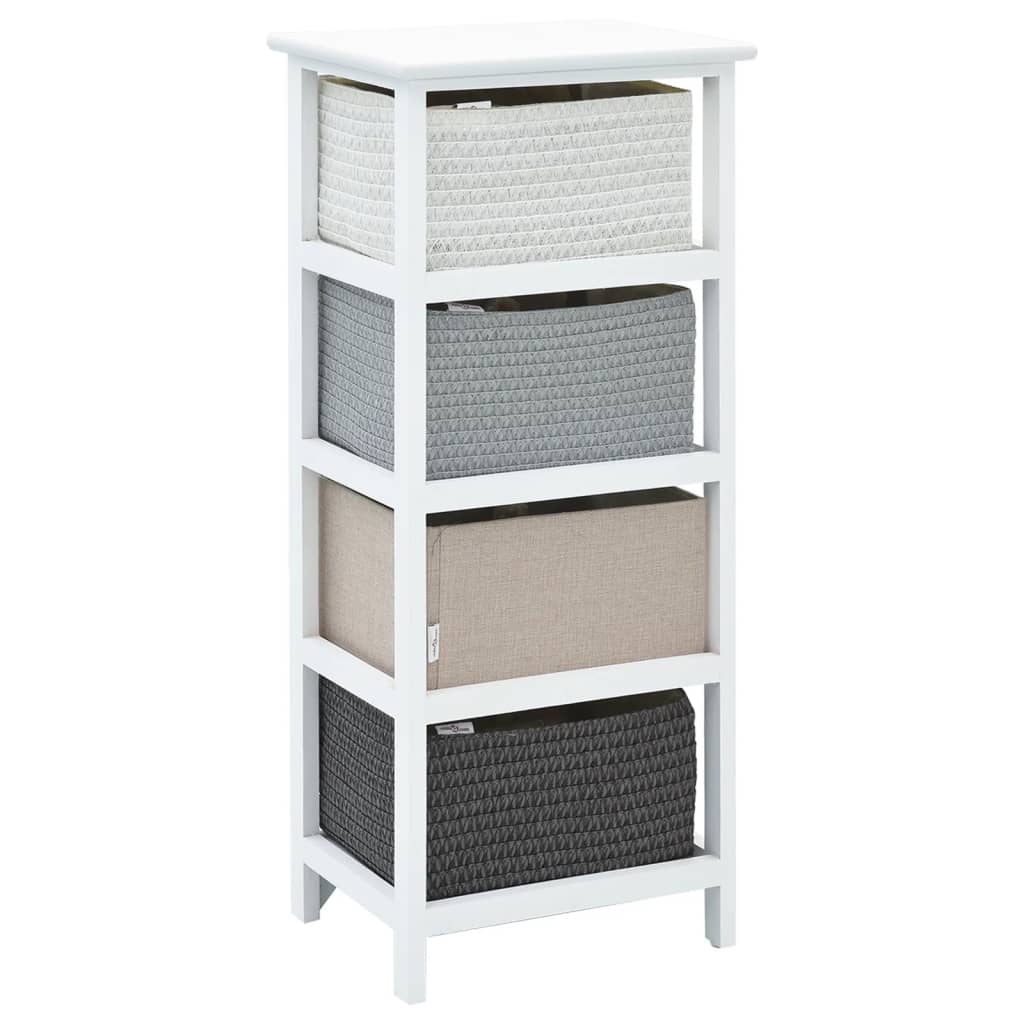 Storage Cabinet 4 Drawers Wood - Bargainia.com - 8718475971443 - 242890