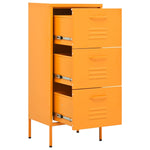Storage Cabinet Mustard Yellow 42.5x35x101.5 cm Steel - Bargainia.com - 