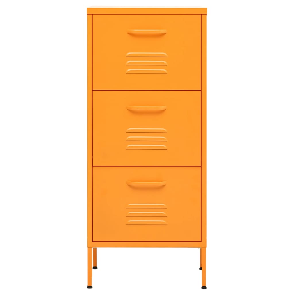 Storage Cabinet Mustard Yellow 42.5x35x101.5 cm Steel - Bargainia.com - 