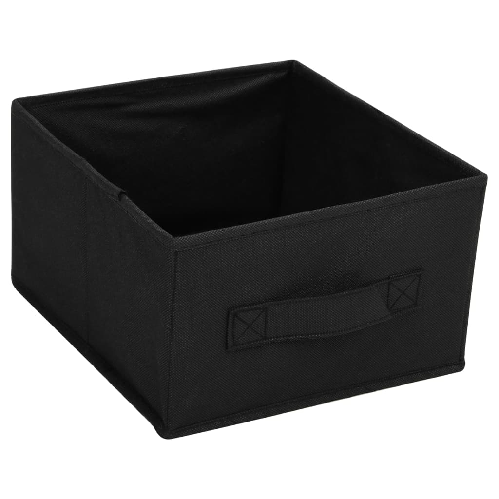 Storage Cabinet with 6 Drawers 55x29x55 cm Black Steel - Bargainia.com - 8720286640784 - 337257