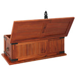 Storage Chest 60x25x22 cm Solid Acacia Wood - Bargainia.com - 