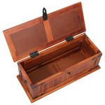 Storage Chest 60x25x22 cm Solid Acacia Wood - Bargainia.com - 