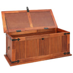 Storage Chest 90x45x40 cm Solid Acacia Wood - Bargainia.com - 