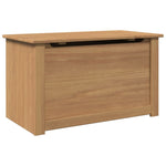 Storage Chest with Lid Panama 79x42x46 cm Solid Wood Pine - Bargainia.com - 