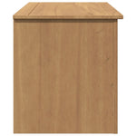Storage Chest with Lid Panama 79x42x46 cm Solid Wood Pine - Bargainia.com - 