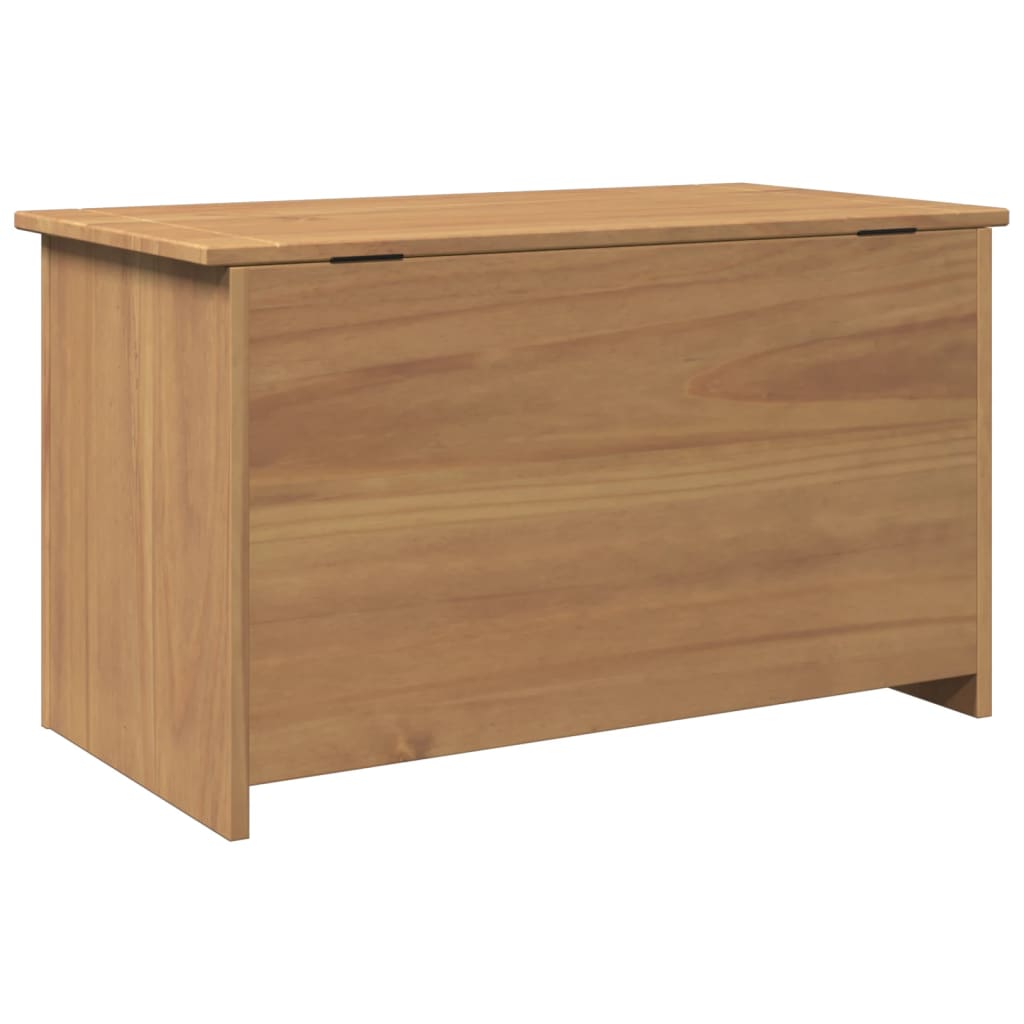 Storage Chest with Lid Panama 79x42x46 cm Solid Wood Pine - Bargainia.com - 