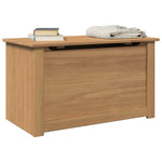 Storage Chest with Lid Panama 79x42x46 cm Solid Wood Pine - Bargainia.com - 