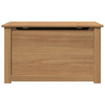 Storage Chest with Lid Panama 79x42x46 cm Solid Wood Pine - Bargainia.com - 