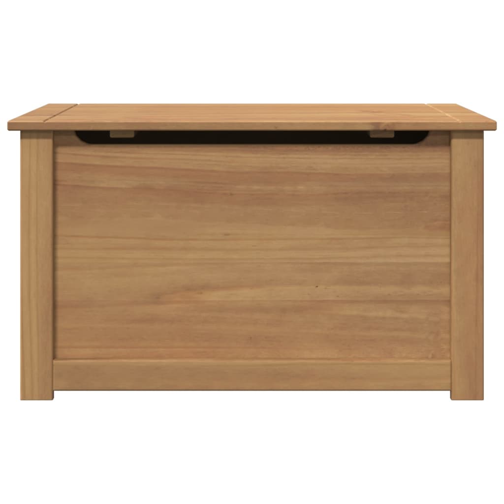 Storage Chest with Lid Panama 79x42x46 cm Solid Wood Pine - Bargainia.com - 