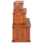 Storage Chests 3 pcs Solid Acacia Wood - Bargainia.com - 