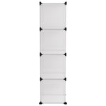 Storage Cube Organiser with 12 Cubes Transparent PP - Bargainia.com - 