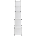 Storage Cube Organiser with 15 Cubes Transparent PP - Bargainia.com - 
