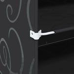 Storage Cube Organiser with 9 Cubes and Doors Black PP - Bargainia.com - 