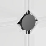 Storage Cube Organiser with 9 Cubes and Doors Transparent PP - Bargainia.com - 