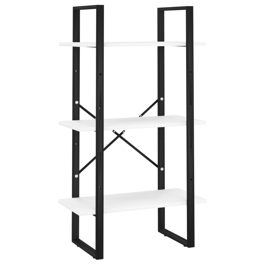 Storage Shelf White 60x30x105 cm Engineered Wood - Bargainia.com - 8720286567975 - 806507