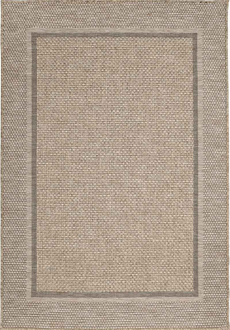 Summer Latte Border Rug – Indoor/Outdoor - Bargainia.com - 5053095260328 - 11935- VH7-A 120/170