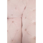 Suri 3 Seat Blossom Fabric Chesterfield Sofa - Bargainia.com - 