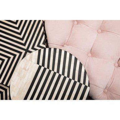 Suri 3 Seat Blossom Fabric Chesterfield Sofa - Bargainia.com - 