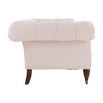 Suri 3 Seat Blossom Fabric Chesterfield Sofa - Bargainia.com - 