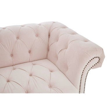 Suri 3 Seat Blossom Fabric Chesterfield Sofa - Bargainia.com - 