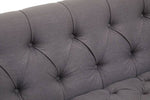 Surina 2 Seat Grey Fabric Sofa - Bargainia.com - 