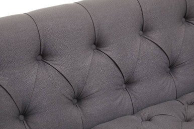 Surina 2 Seat Grey Fabric Sofa - Bargainia.com - 