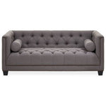 Surina 2 Seat Grey Fabric Sofa - Bargainia.com - 