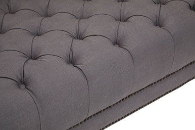 Surina 3 Seat Grey Fabric Sofa - Bargainia.com - 