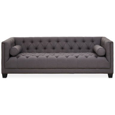 Surina 3 Seat Grey Fabric Sofa - Bargainia.com - 