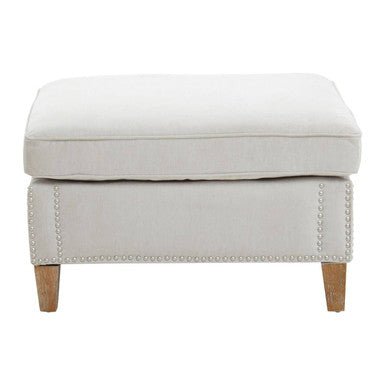 Sutton Grey Fabric Footstool - Bargainia.com - 5018705965024