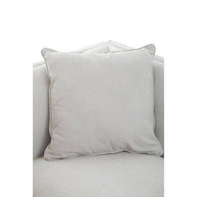 Sutton Two Seat Grey Fabric Sofa - Bargainia.com - 