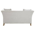 Sutton Two Seat Grey Fabric Sofa - Bargainia.com - 