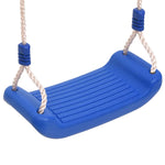 Swing Seats with Ropes 2 pcs Blue 37x15 cm Polyethene - Bargainia.com - 