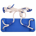 Swing Seats with Ropes 2 pcs Blue 37x15 cm Polyethene - Bargainia.com - 