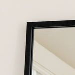 Takara - Black Metal Rectangle Mirror - 70cm x 50cm - Bargainia.com - 
