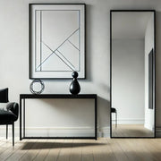 Takara - Full Length Black Metal Rectangle Mirror - 160cm x 60cm - Bargainia.com - 5061083361209 - TAK16060BLK