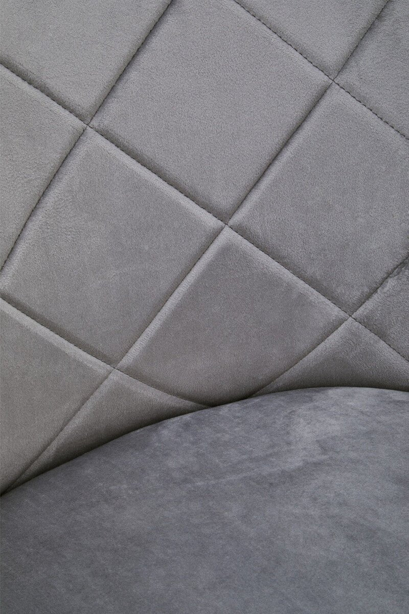 Tamzin Mink Velvet Splayed Dining Chair - Bargainia.com - 5018705462608