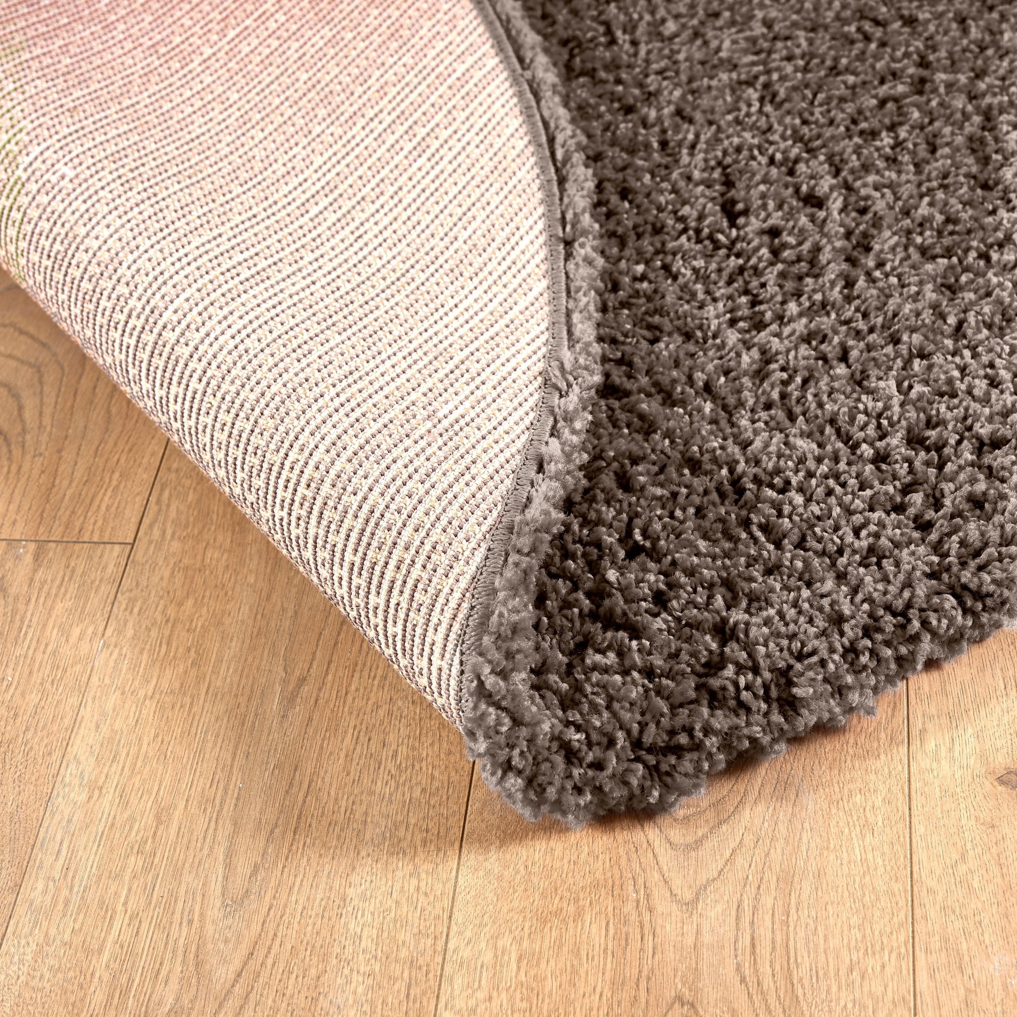 Taupe Thick Shaggy Rug - California Rugs Rug Masters