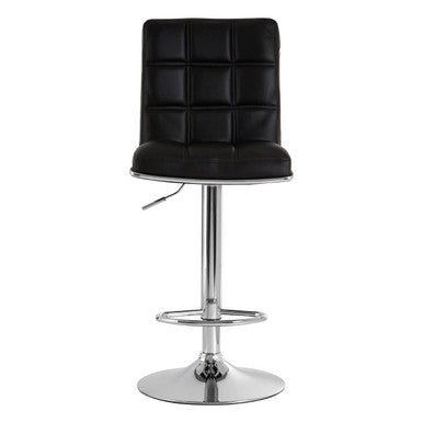 Tavor Black Faux Leather Bar Chair - Bargainia.com - 5018705385327